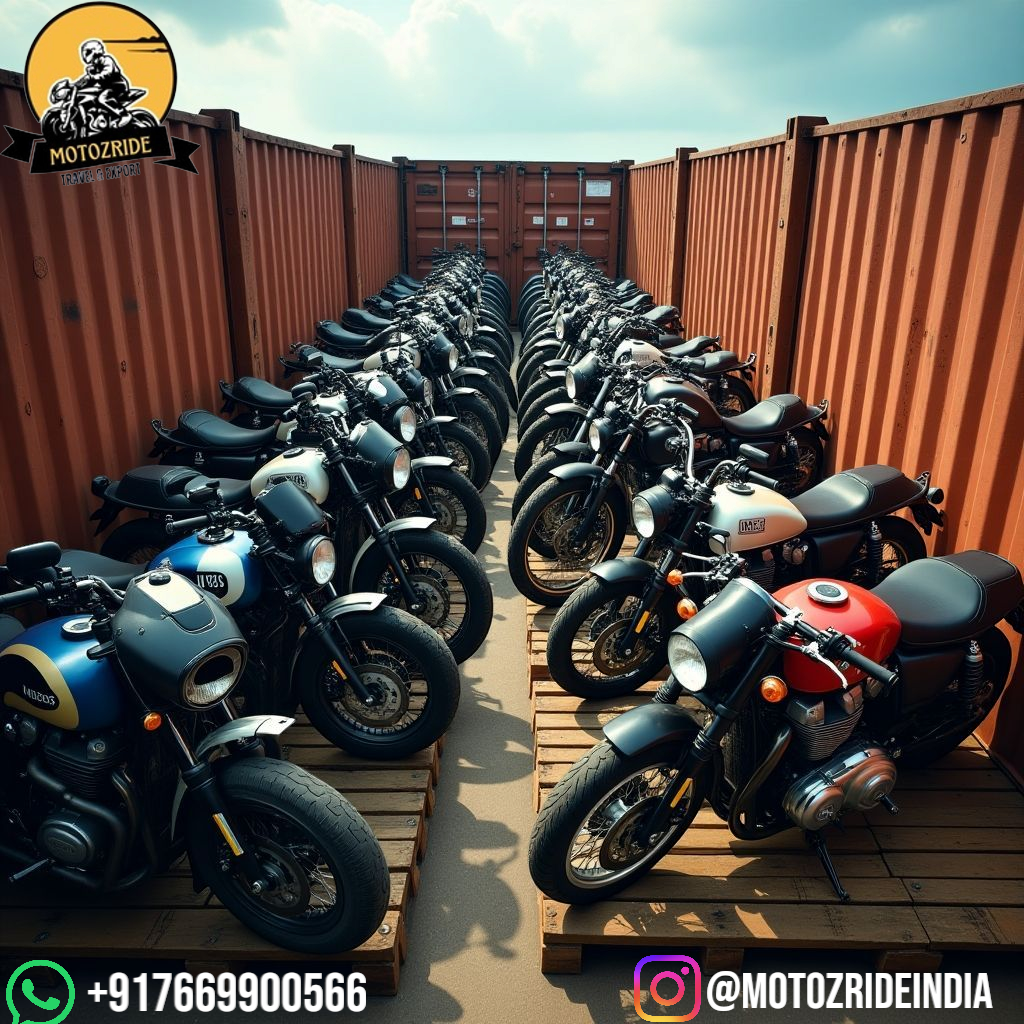 Motorcycle International Shipping From Rajasthan India