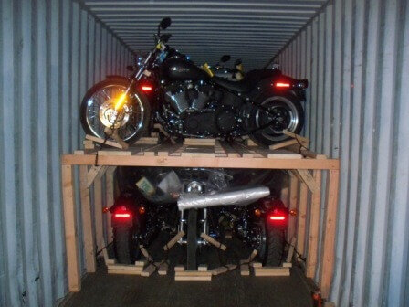 Cost to Ship a Motorcycle from the India