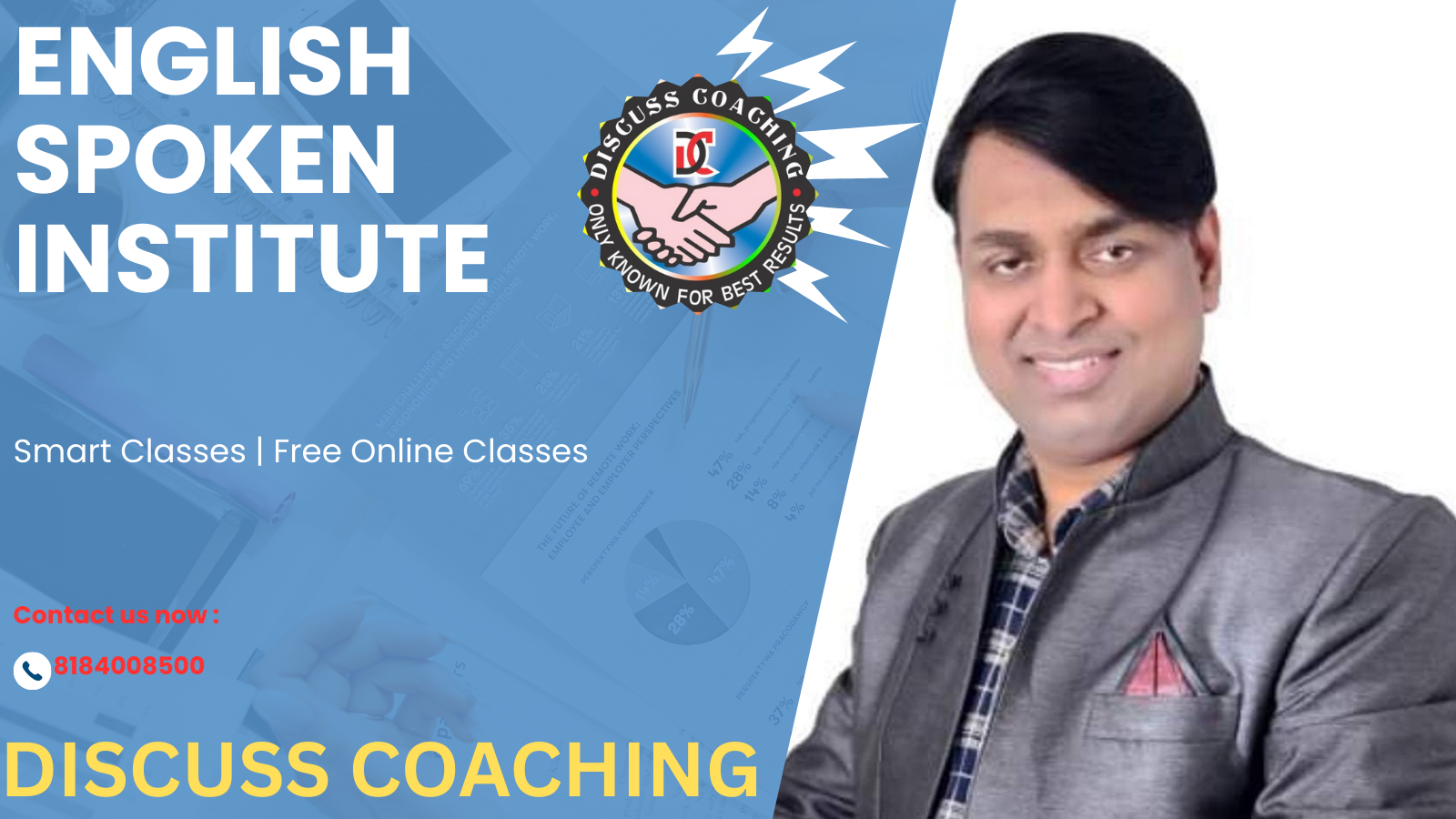 Best English Speaking Institute In Gurgaon | 8184008500 | Discuss Coaching