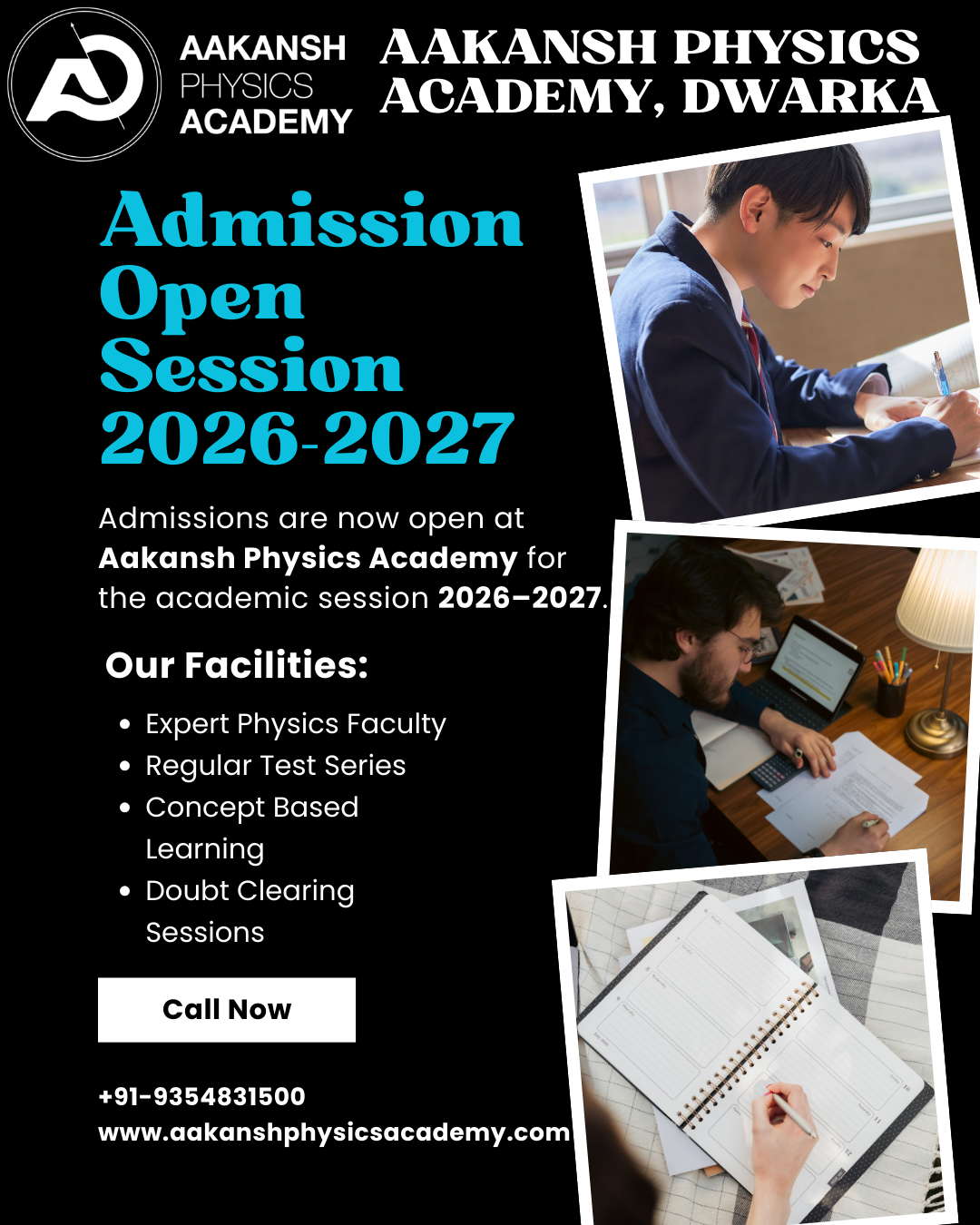 best place for excellence in physics is Aakansh Physics Academy