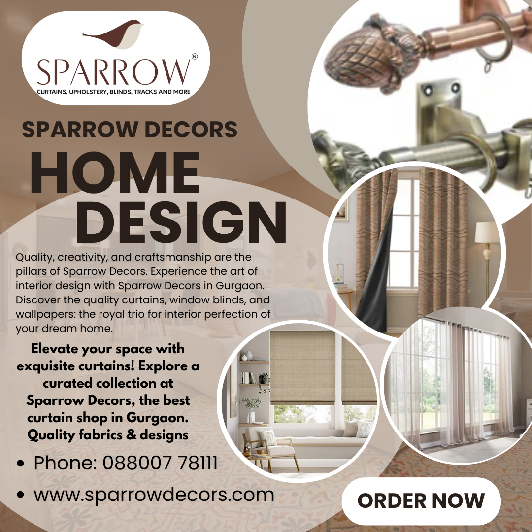 Sparrow Decors best home decor services in Gurugram