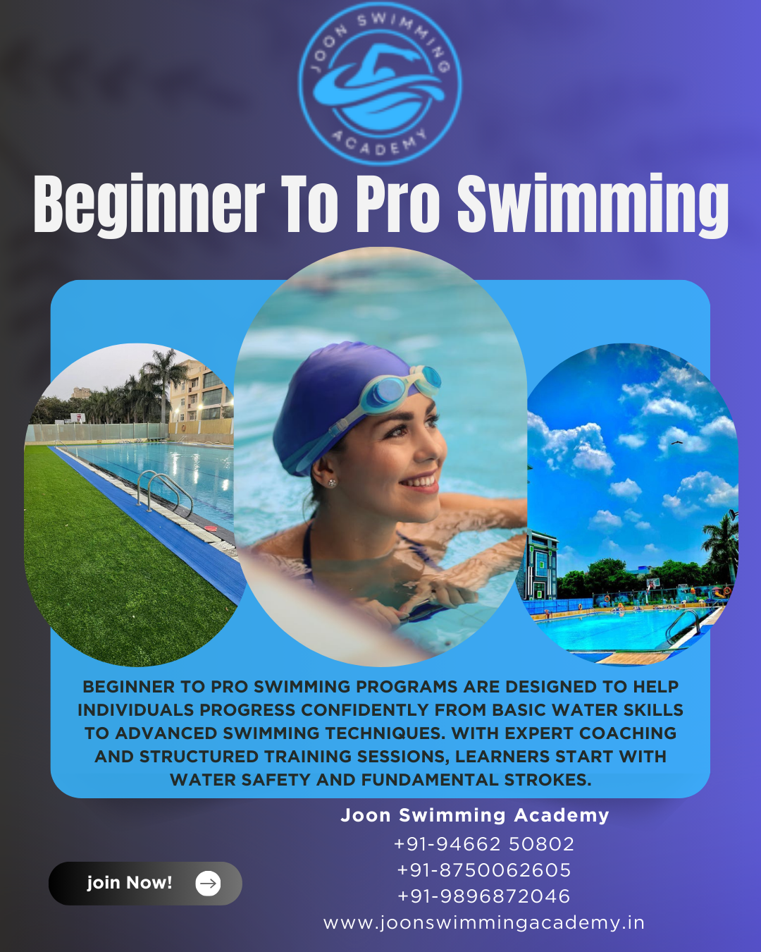 best swimming coaching In Rohini