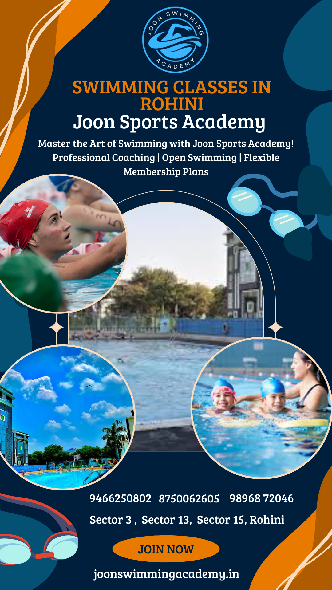 , Professional Swimming Coaching  Joon Swimming Academy