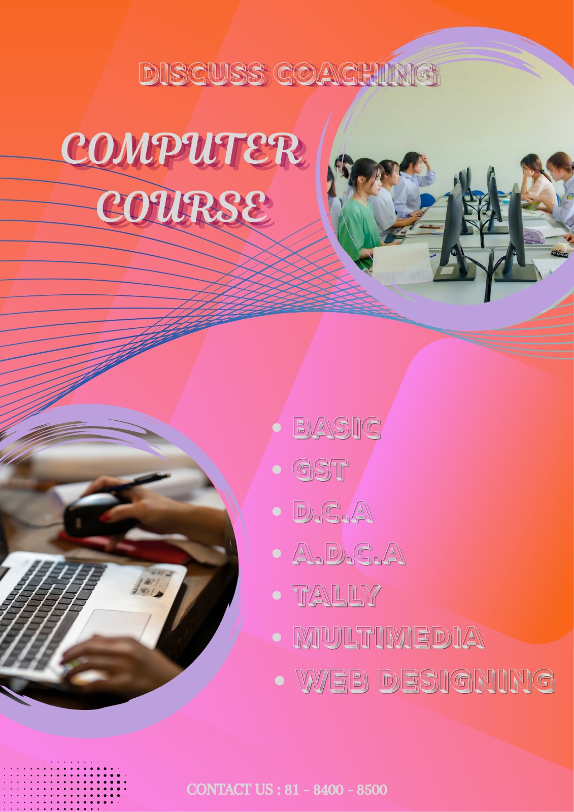 Best computer Institute In Gurgaon | 8184008500 |Discuss Coaching