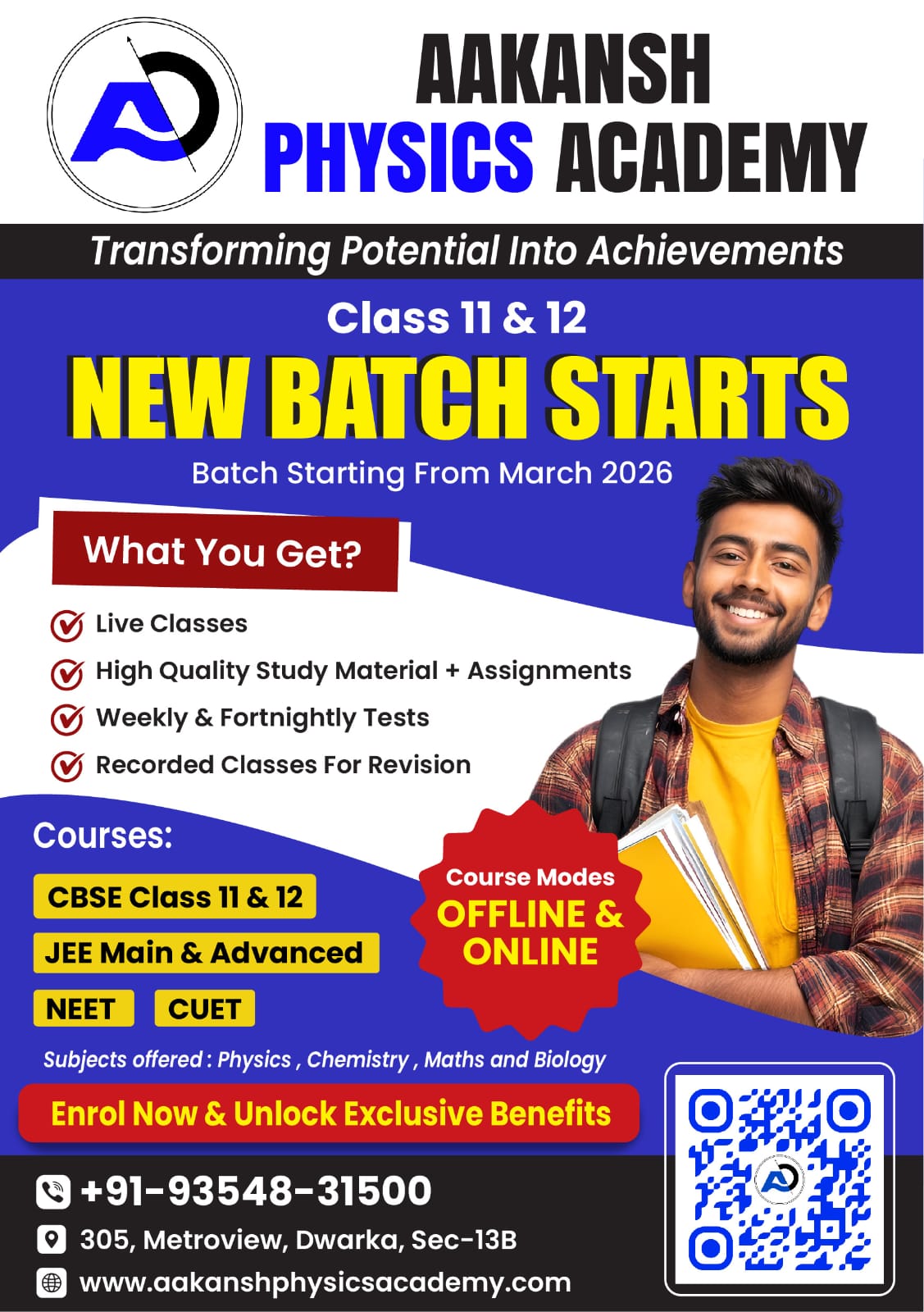 Aakansh Physics Academy  Best Physics Coaching Classes in Dwarka