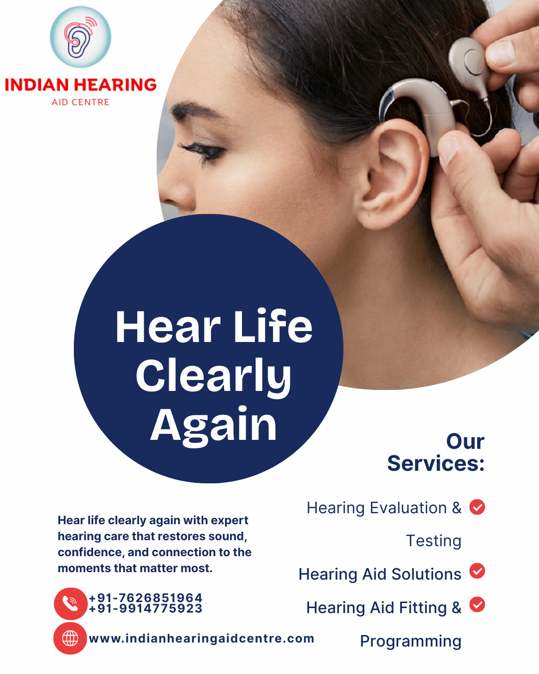 best hearing aid center in Ludhiana Indian Hearing Aid Center