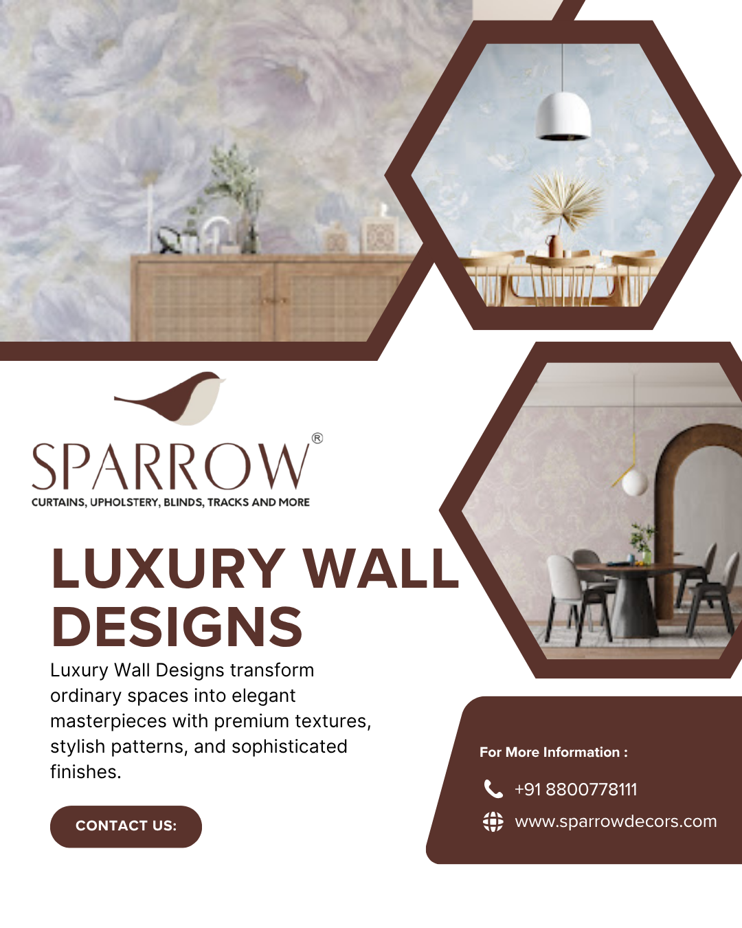 Sparrow Decor Luxury Wall Designs