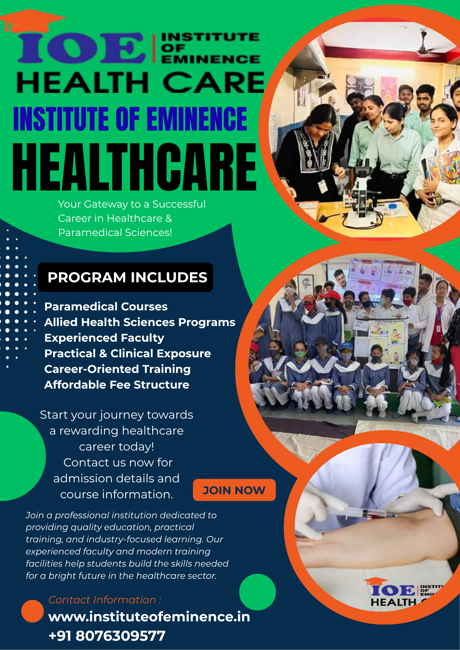 Institute of Eminence Healthcare – Quality Education